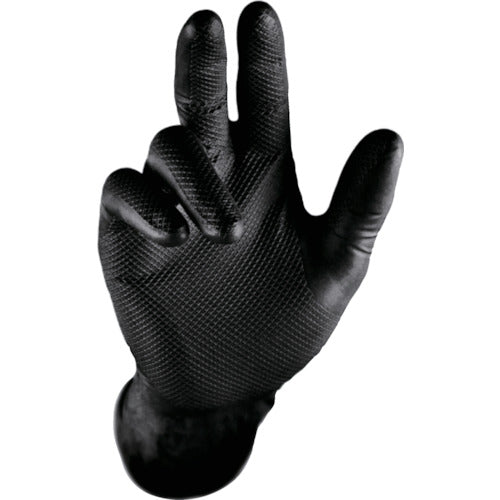 ハラダ　グリッパーズグローブ　ブラック　ＸＬ（５０枚入） 37002-105