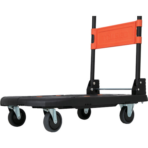 ＴＲＵＳＣＯ 樹脂台車 カルティオ（新型） ７８０Ｘ４９０ 折畳 黒 MPK-780-BK