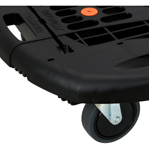 ＴＲＵＳＣＯ 樹脂台車 カルティオ（新型） ７８０Ｘ４９０ 折畳 黒 MPK-780-BK