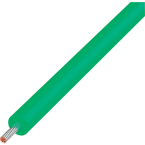 ＫＹОＷＡ　ＵＬ耐熱ビニル絶縁電線　ＵＬ１０１５　ＡＷＧ１４　１０Ｍ　緑 UL1015 AWG14 10M GR
