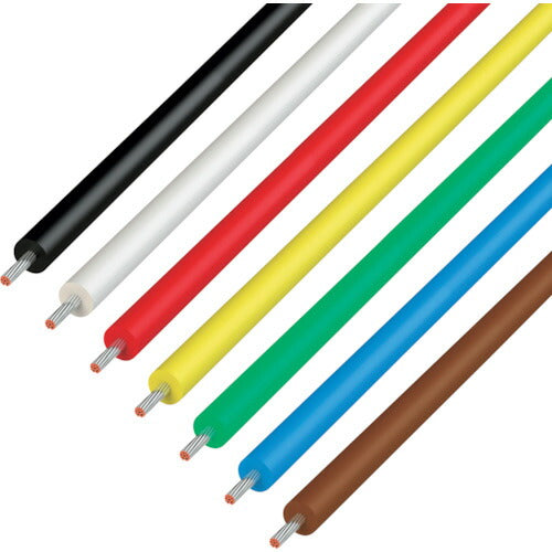ＫＹОＷＡ　ＵＬ耐熱ビニル絶縁電線　ＵＬ１０１５　ＡＷＧ１４　２ＭＸ７色 UL1015 AWG14 2 X 7