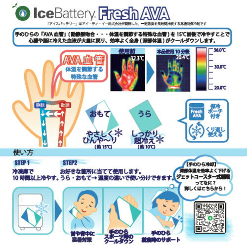 アイ・ティ・イー　アイスバッテリーフレッシュＡＶＡ（保冷ポーチ付き） IBF-A01