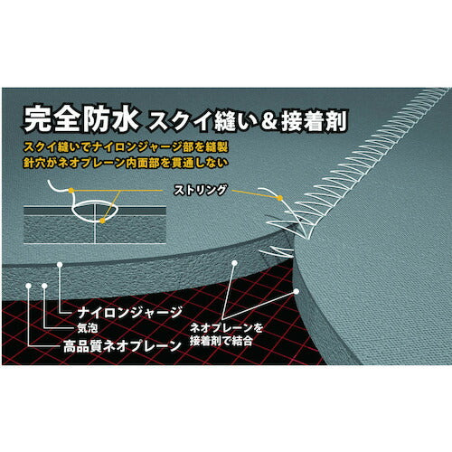 ネオプレーン ０４０３ 防水ネオプレーングローブ ブラックＳ 0403 BK-S