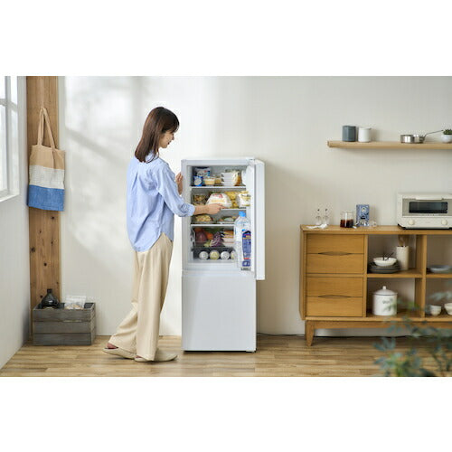 ＩＲＩＳ　１０４６６６　冷凍冷蔵庫　１３３Ｌ　ホワイト IRSD-13A-W