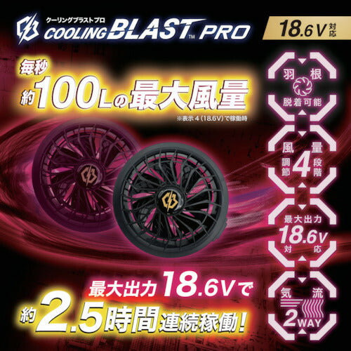リンクサス　ＣＯＯＬＩＮＧ　ＢＬＡＳＴ　ＰＲＯ　１８．６Ｖ対応　薄型ブラシレスファンセット LX-6700FCZ2