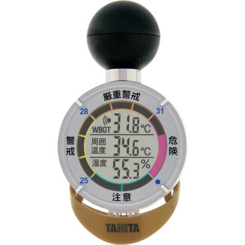ＴＡＮＩＴＡ　黒球式熱中症指数計　熱中アラーム　ＴＴ−５６２−ＮＧＤ TT-562-NGD