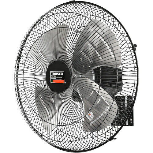 ＴＲＵＳＣＯ　全閉式工場扇　ジェネラルファン　壁掛けタイプ　アルミハネ　ブラック TFBA-45W-BK