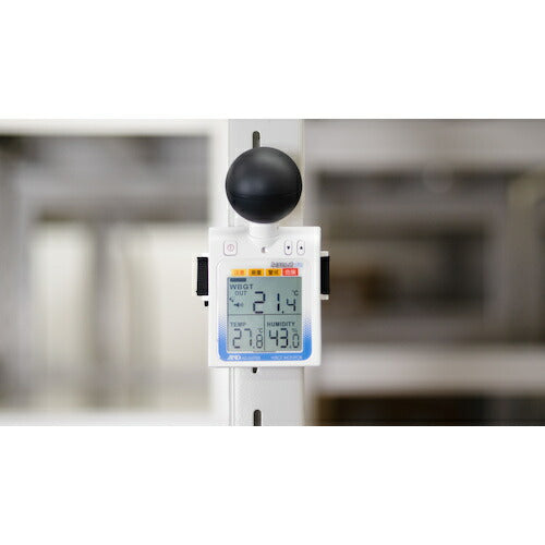 Ａ＆Ｄ　黒球付熱中症計　みはりん坊プロ＜熱中症指数モニター＞　ＡＤ−５６９８Ｂ AD-5698B