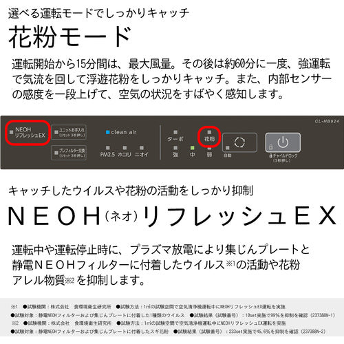 ダイニチ　ハイブリッド式空気清浄機　ＣＬ−ＨＢ９２４−ホワイトブラウン　０Ｃ０６４９０ CL-HB924-WT