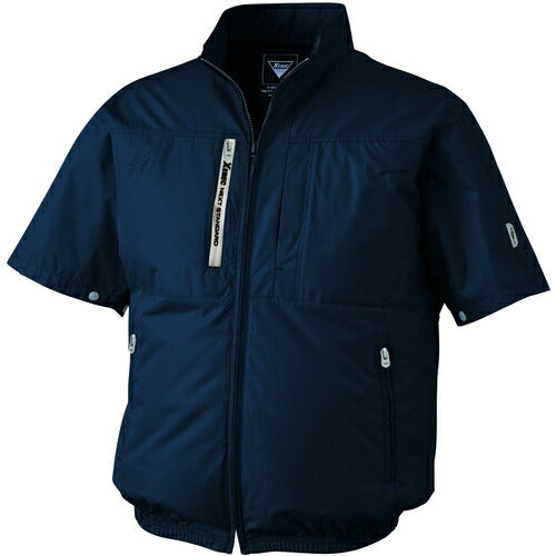 ＸＥＢＥＣ　空調服半袖ブルゾンＸＥ９８０３４−１９−４Ｌ　ディープネイビー XE98034-19-4L