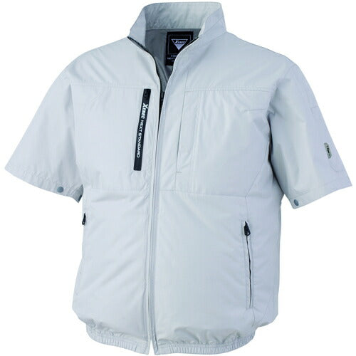 ＸＥＢＥＣ　空調服半袖ブルゾンＸＥ９８０３４−２２−４Ｌ　シルバーグレー XE98034-22-4L