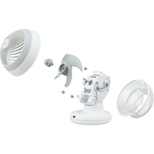 ＩＲＩＳ　２０７０３０　ＤＣボール型サーキュレーター　ホワイト PCF-BD15TEC-W