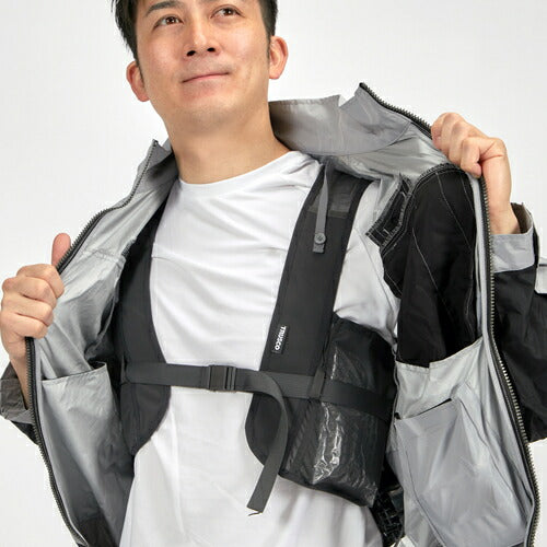 ＴＲＵＳＣＯ　長時間アルミパック　保冷剤用　クールベスト　単品　フリーサイズ TCV-BK