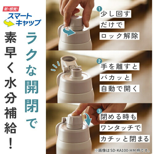 ＺＯＪＩＲＵＳＨＩ　水筒　ステンレスマグ　０．７５Ｌ　チャコールブラック SD-KA75-BM