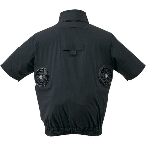 ハラダ　ＥＸ．ＷＯＲＫＥＲＳ　Ｅ／Ｆウェア半袖ブルゾンＡＳ　ブラック　Ｍ 33700-813