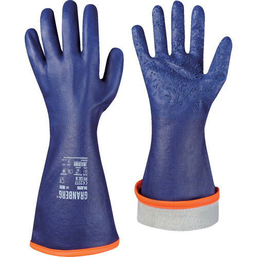 ＧｒａｎｂｅｒＧ　耐溶剤防寒手袋　強力グリップ　１１４．８２０５　Ｌサイズ 114.820509
