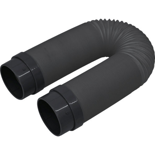 ＴＲＵＳＣＯ　スポットエアコン用伸縮冷風延長ダクト３Ｍ　黒　（ＴＳＣＮーＤＬシリーズ用） TSCN-ED3MC-BK