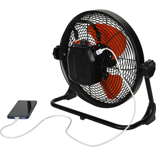 ＴＲＵＳＣＯ　充電式工場扇　ジェネラルファン・ＲｅＣｈａｒｇｅ　３０ｃｍ DF-30RC