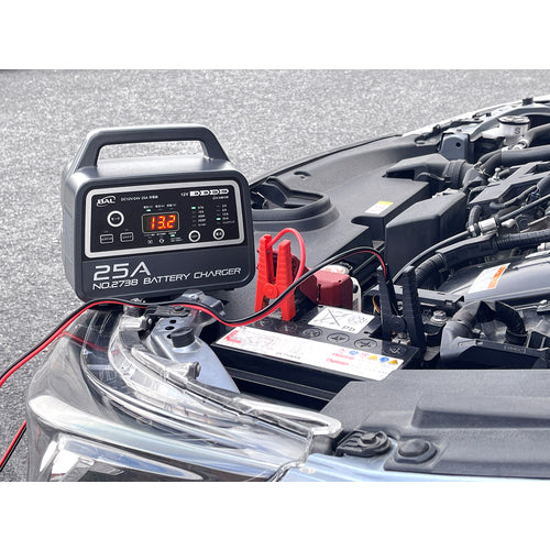 ＢＡＬ　ＤＣ１２Ｖ／２４Ｖ２５Ａ　充電器　2738