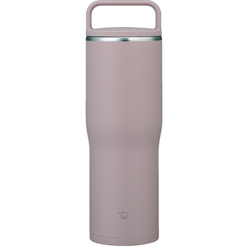 ＺＯＪＩＲＵＳＨＩ　ステンレスキャリータンブラー　ハンドル形状　シームレスせん　０．６Ｌ　サンドベージュ SX-NA60-CM