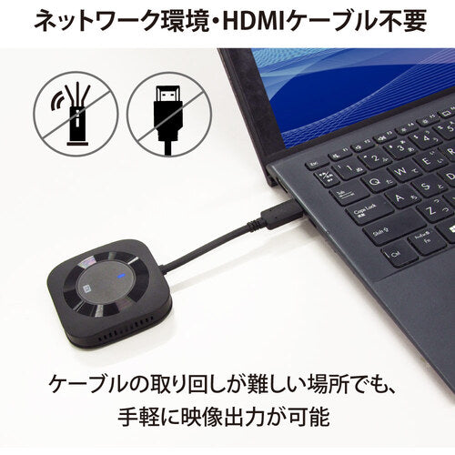 RATOC　ワイヤレスHDMI分配送受信機　　　１対２分配　USBｰC　to　HDMI　RS-WLSP2