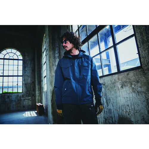 ＢＵＲＴＬＥ　【１２月中旬入荷予定】　フーディジャケット　３２７０−０３−ＸＬ　ネイビー 3270-03-XL