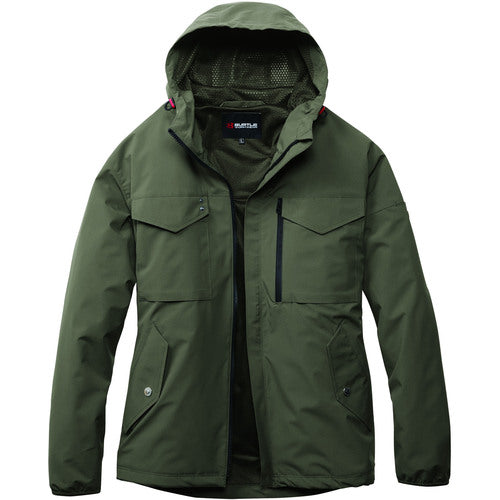 ＢＵＲＴＬＥ　【１２月中旬入荷予定】　フーディジャケット　３２７０−２３−Ｌ　カーキ 3270-23-L