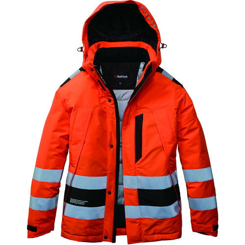 ＢＵＲＴＬＥ　【１１月末入荷予定】　ハイビズ防水防寒ジャケット　７６３０−９３−Ｌ　ハイビズオレンジ 7630-93-L