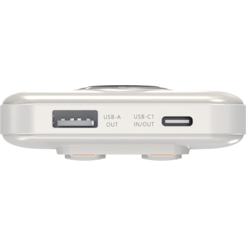 桜井　全固体　モバイルバッテリー　１００００ｍＡｈ　パールホワイト SSBPF10