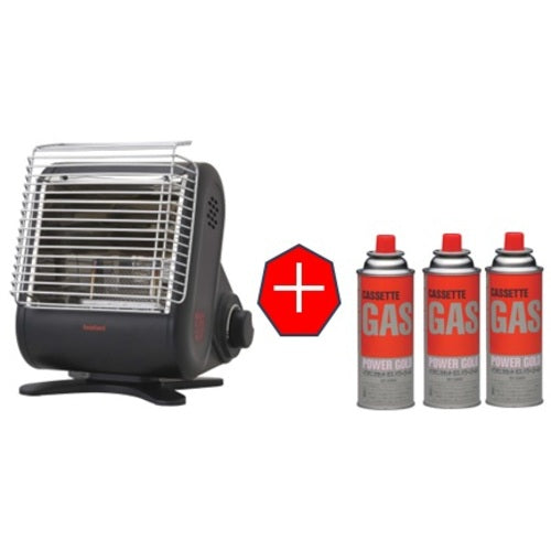 Ｉｗａｔａｎｉ　【期間限定キャンペーン】　カセットガスストーブ　マイ暖ｍｉｎｉ＋カセットガスパワーゴールド３本セット CBSTVMINCB2503PGSET