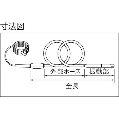 エクセン インナーバイブレータ フィンヘッド ３０φ ４ｍ HBM30ZX-4M