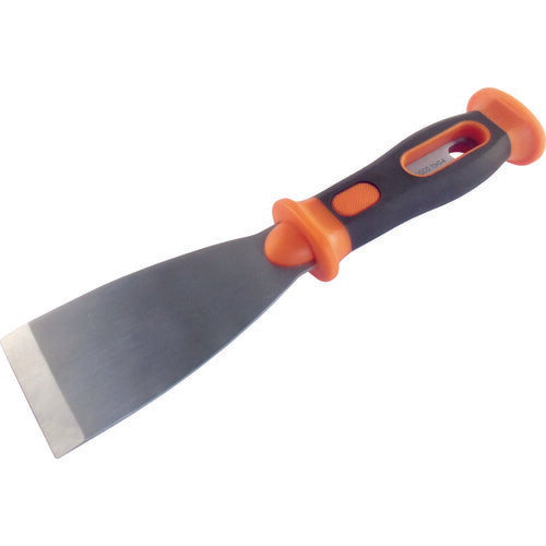 ＴＲＵＳＣＯ ステンレスハンマーへらＴＰＲ樹脂柄 直刃５０ｍｍ TDHS-4