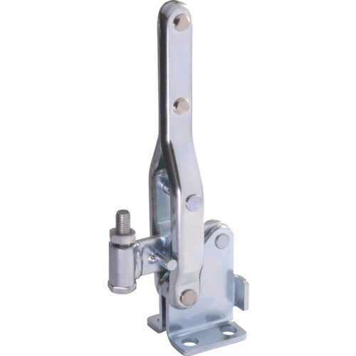 育良 下方押え型トグルクランプ スチール 垂直ハンドル（３１３２９） クランプアーム移動角度１２０° フランジベース 締付力４．０ｋＮ ISK-44B0