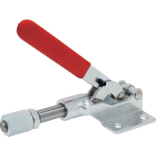 育良 横押し型トグルクランプ スチール（３１４０４） ストローク３０ｍｍ フランジベース 押圧力２．０ｋＮ ISK-50A0