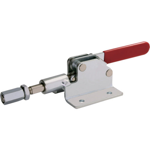 育良 横押し型トグルクランプ スチール（３１４０８） ストローク１３ｍｍ フランジベース 押圧力０．６ｋＮ ISK-51BXS0