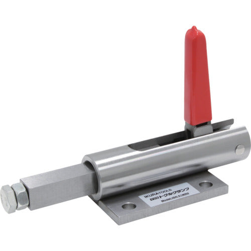 育良 横押し型トグルクランプ スチール（３１４５４） ストローク４３ｍｍ フランジベース 押圧力３．０ｋＮ ISK-51MB0