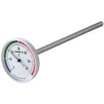 【送料・納期都度見積】 佐藤 バイメタル地温計 ０～６０℃ （１４０８－００） 1408-00