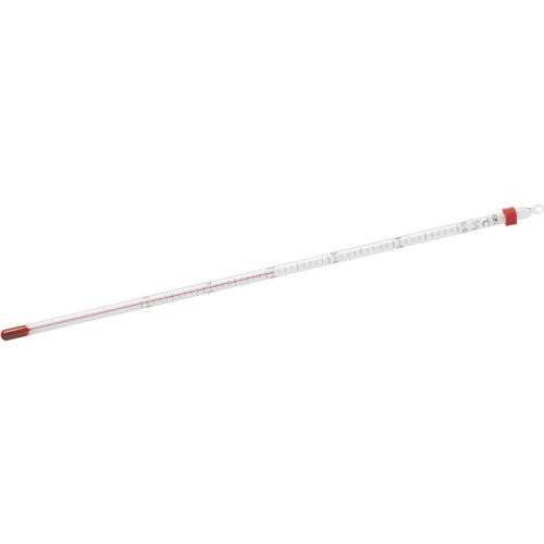 【送料・納期都度見積】 佐藤 アルコール棒状温度計 ０～５０℃ ３０ｃｍ スライドパック入り （０２２０－１０） 0220-10