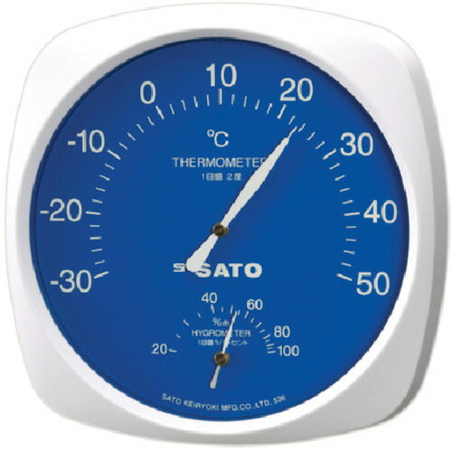 【送料・納期都度見積】 佐藤 ファミリー温湿度計 ＴＨ－２００ （１０１１－００） TH-200