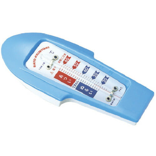 【送料・納期都度見積】 佐藤 ベビーメイト湯温計（アオ） （１６００－００） 1600-00