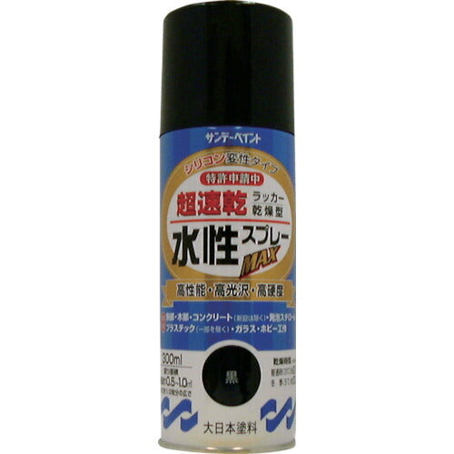 サンデーペイント 水性ラッカースプレーＭＡＸ ３００ｍｌ 赤 261680