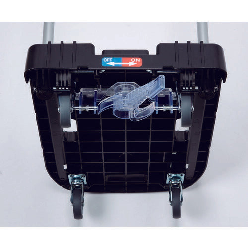 ＴＲＵＳＣＯ 樹脂台車 こまわり君 省音Ｇ車輪 ６００Ｘ３９０ ブラック 樹脂ストッパー付 MP-6039N2-BK-JS