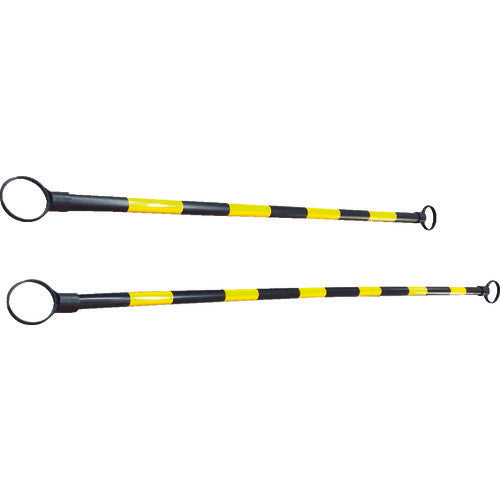 ＴＲＵＳＣＯ ガードバー 長さ１．５ｍ イエローブラック TTB-YB15