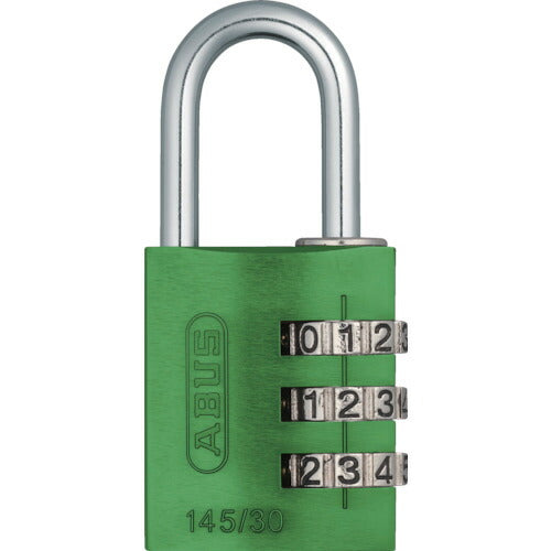 ＡＢＵＳ　ナンバー可変式南京錠　１４５－３０　グリーン 145-30-GR