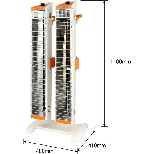 Ｓｕｉｄｅｎ　遠赤外線ヒーター　ヒートスポット　ツインタイプ　単相２００Ｖ SEH-30A-2