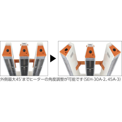 Ｓｕｉｄｅｎ　遠赤外線ヒーター　ヒートスポット　トリプルタイプ　３相２００Ｖ SEH-45A-3