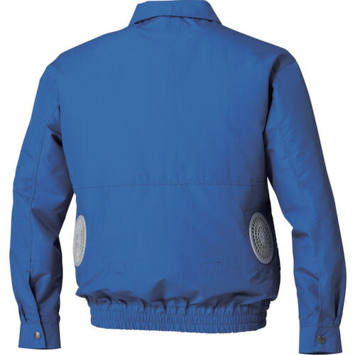 空調服 綿・ポリ混紡ワークウェアのみ ブルー ３Ｌ KU90470-C04-S5