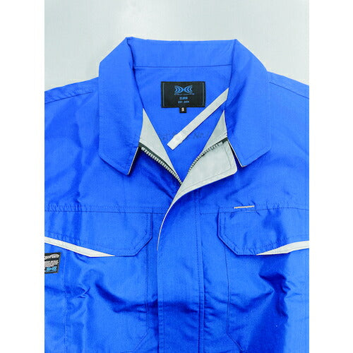 空調服 綿・ポリ混紡ワークウェアのみ ブルー ４Ｌ KU90470-C04-S6