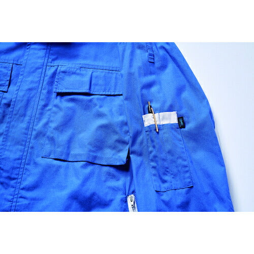 空調服 綿・ポリ混紡ワークウェアのみ ブルー ５Ｌ KU90470-C04-S7