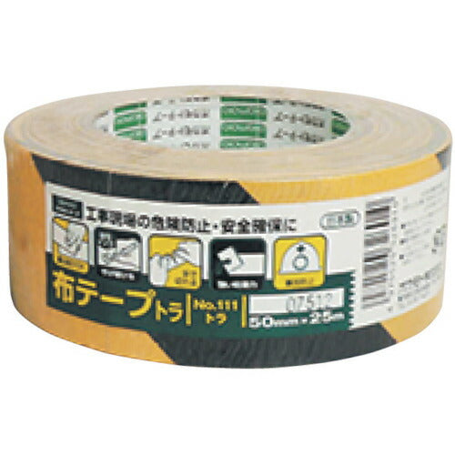 オカモト 布テープ（トラ）６０ミリ×２５ｍ 111T60